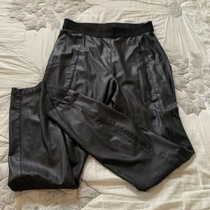BCBG Max Azria faux leather leggings